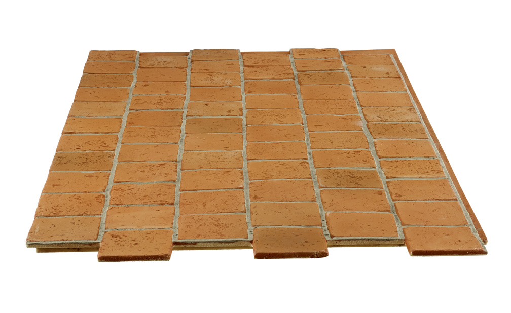 Tumbled Marble Tile - Terracotta